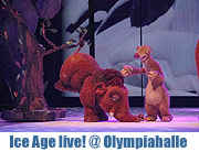 Ice Age Live! vom 06.02.-09.02.2014: Die neue Arena-Show ICE AGE LIVE! – EIN MAMMUTIGES ABENTEUER bringt die vier Freunde Sid, Manni, Diego und Scrat in der Olympiahalle (©Foto: Martin Schmitz)